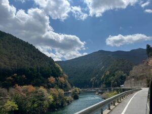 奈良県吉野の山